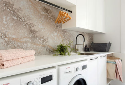 The Block Challenge Apartment - Hayden and Sara's Laundry on The Block ...