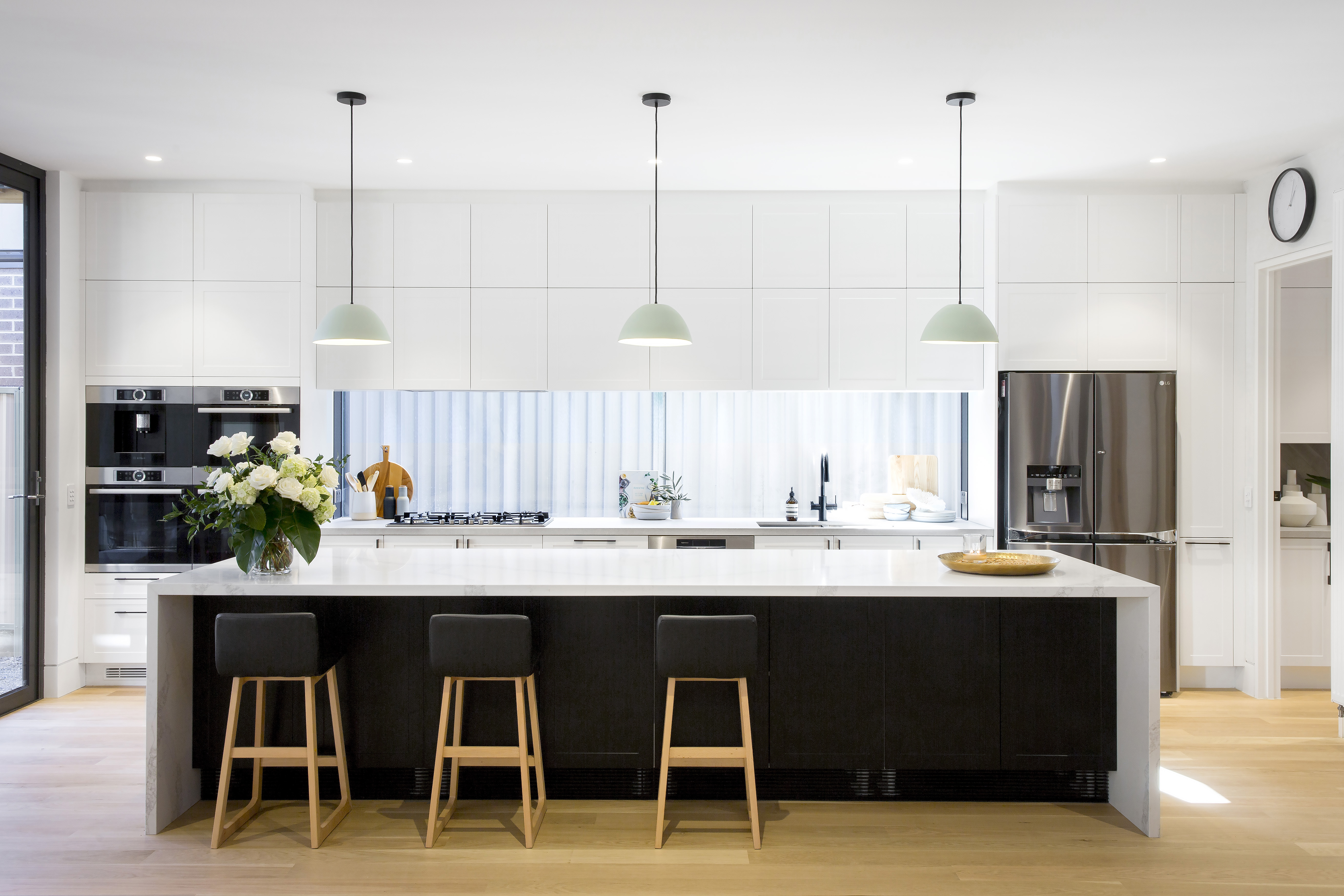 Kitchen island with discount bench and table