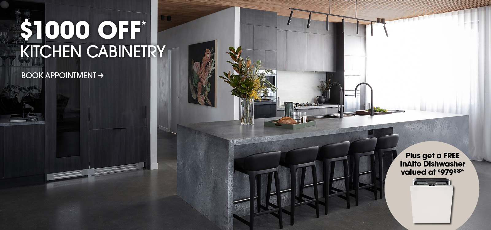Freedom Kitchens - $1000 Off Cabinetry + Receive a Free Dishwasher