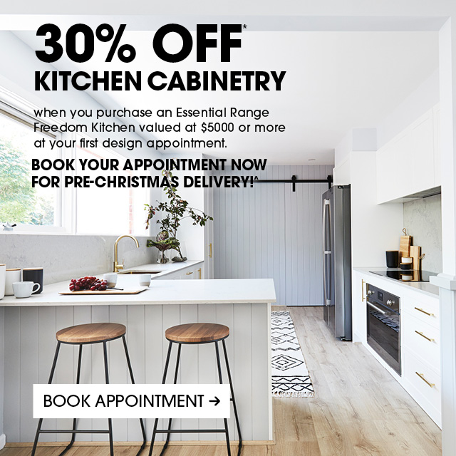 Freedom Kitchens - 25% Off Cabinetry