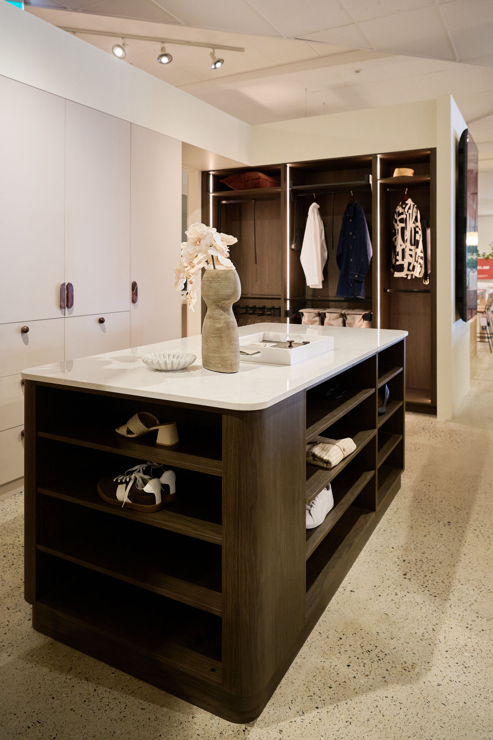 KitchenGroup-Southport_068 walk-in-wardrobe-showroom-display