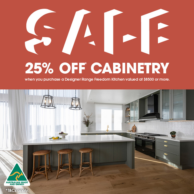 Sale - 25% Off Cabinetry