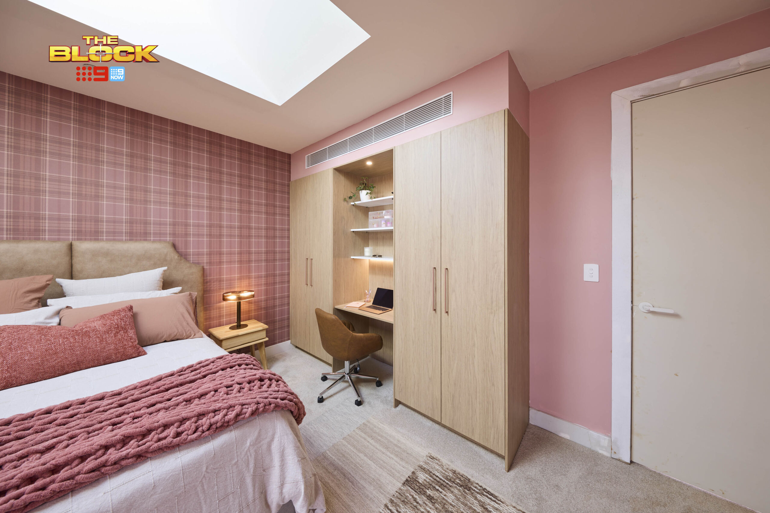 Copy of H4 RM2 kids bedroom Sonny and Alicia-017 built-in-wardrobe-with-timber-look-doors-and-desk