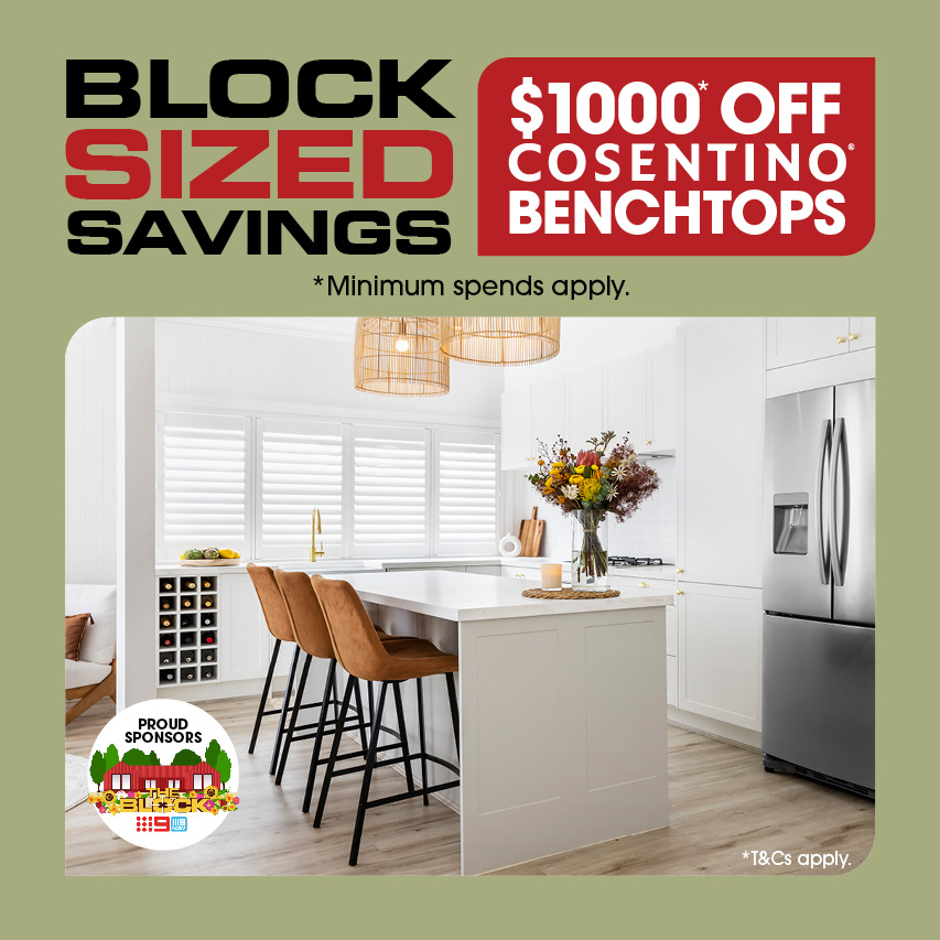 Block Sized Savings $1000 Off Cosentino Benchtops